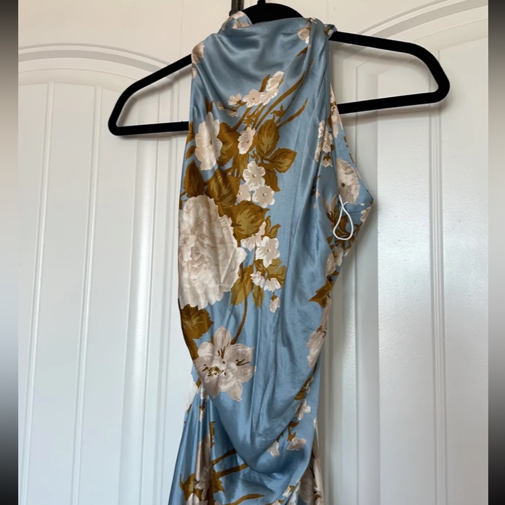 Reformation Casette Silk Dress